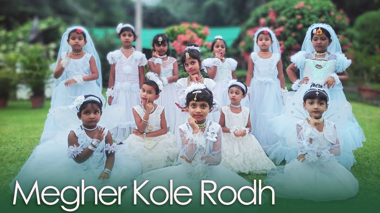 Megher Kole Rodh Hesechhe Dance Cover || Rabindra Sangeet || Group Dance || 2024