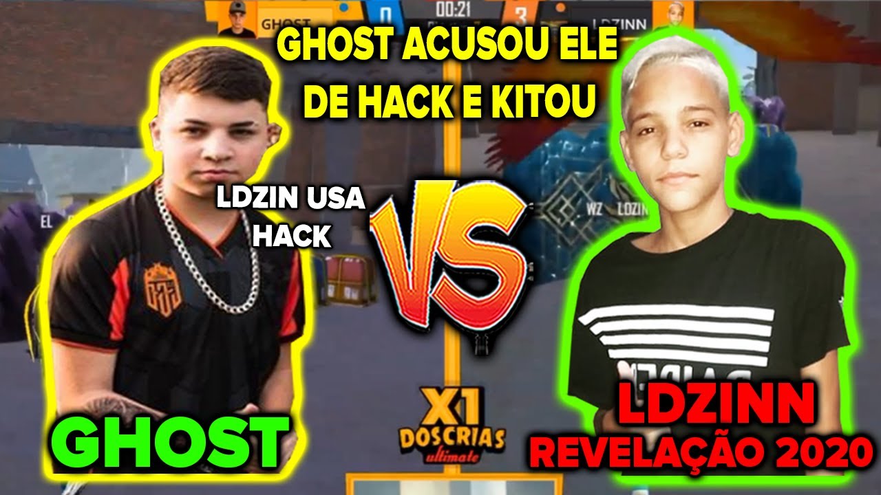 GHOST VS LDZINN REVELAÇÃO 2020, GHOST ACUSOU ELE DE HACK E KITOU DA PARTIDA! - X1 DOS CRIAS ULTIMATE