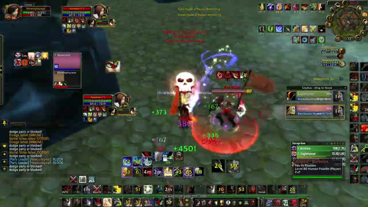 WARRIOR ARMS ARENA WARMANE - WOTLK 3.3.5 FT DROWI