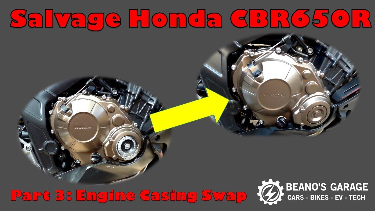 Salvage Honda CBR650R Rebuild - Part 3: Engine Casing