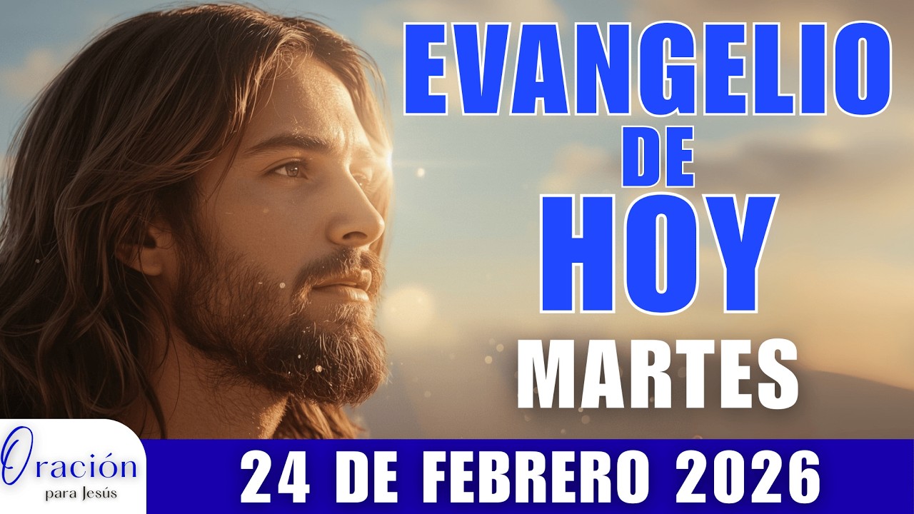 Evangelio De Hoy, Martes 24 Febrero 2026  l Mateo 6, 7-15 #evangelio