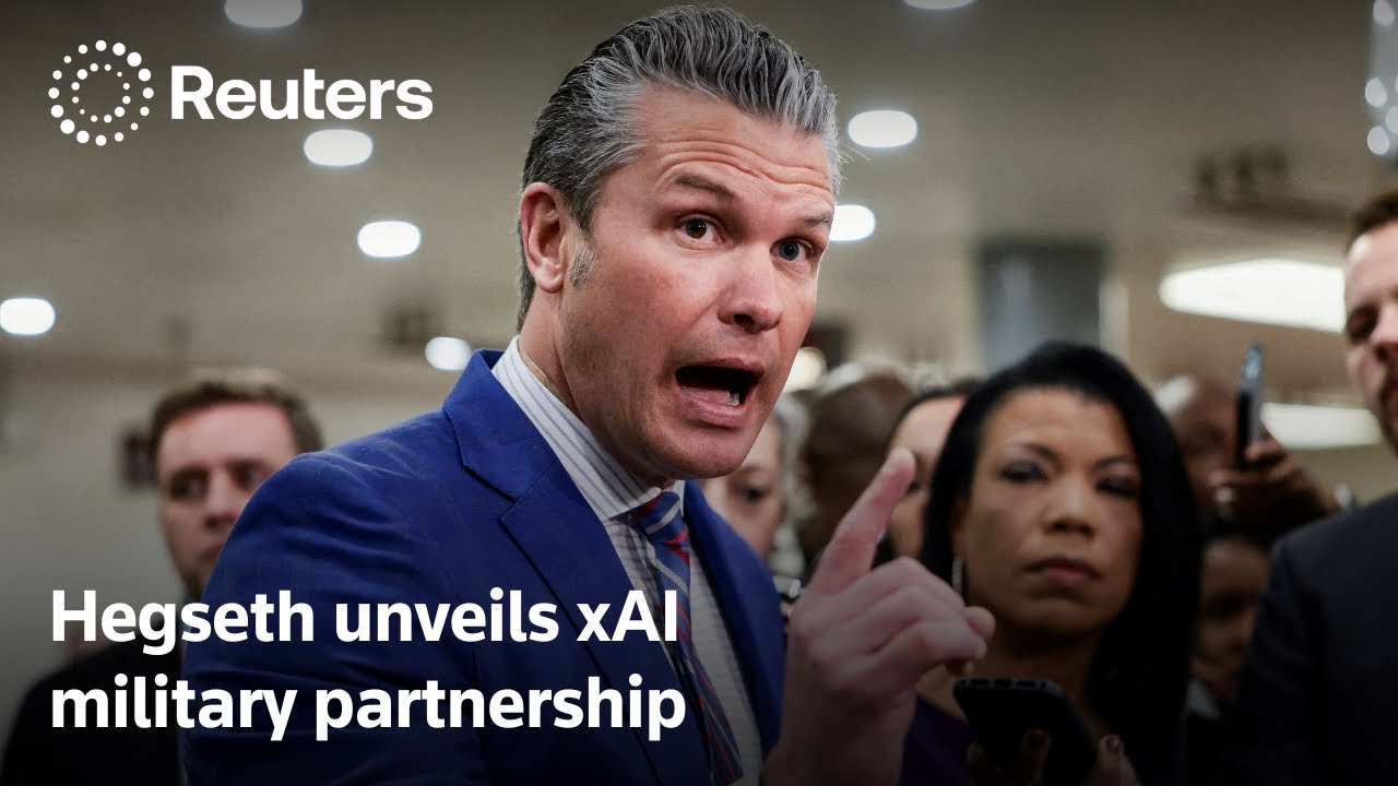 Hegseth unveils AI partnership with Musk's xAI for military networks | REUTERS