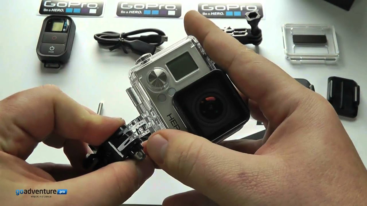 Kamera Gopro Hero 3+ Black Edition - Zawartość zestawu - goadventure.pro sklep gopro warszawa