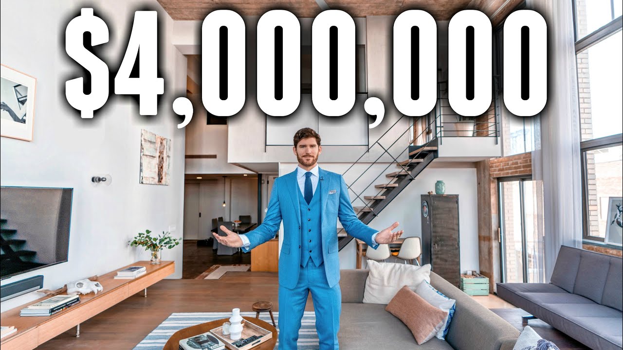 Inside a $4,000,000 Custom Industrial NYC LOFT Apartment