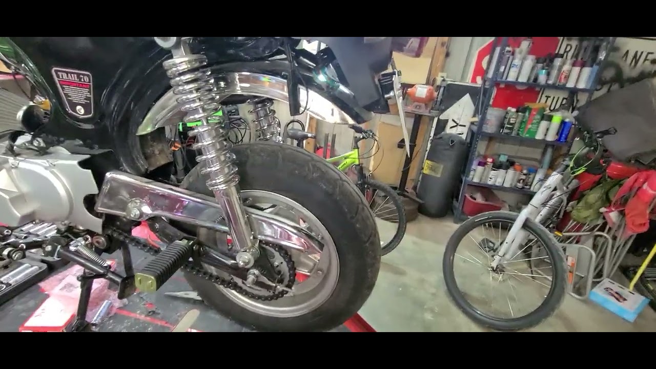 22 icebear champion swingarm rear wheel removal