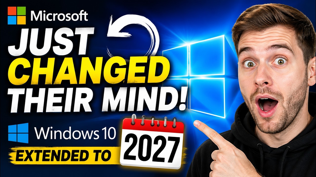Microsoft Just Changed Their Mind on Windows 10! (Extended to 2027)