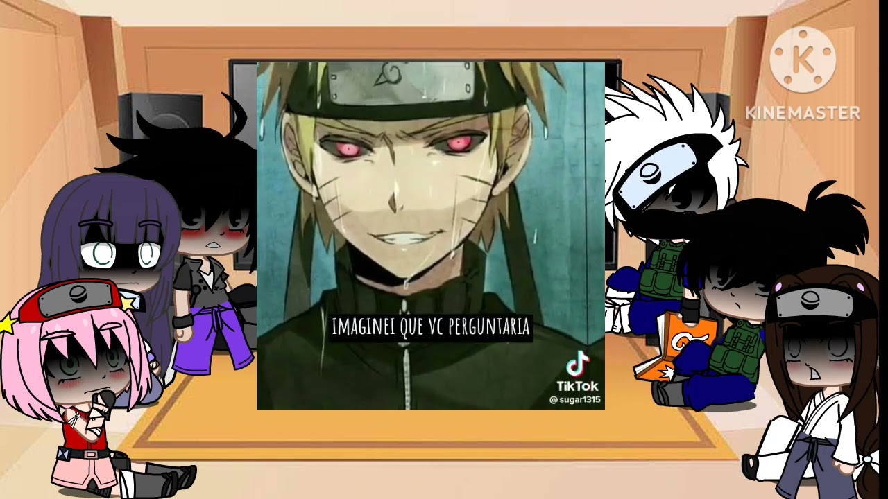 ✨amigos de naruto reagindo a naruto vilão part 2✨♥️🎀