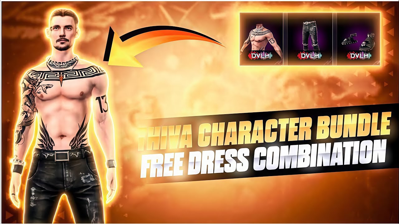 THIVA CHARACTER BUNDLE FREE DRESS COMBINATION || NO TOP UP DRESS COMBINATION 👺