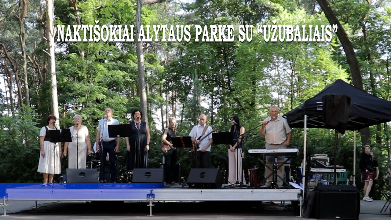 Naktišokiai Alytaus parke su 