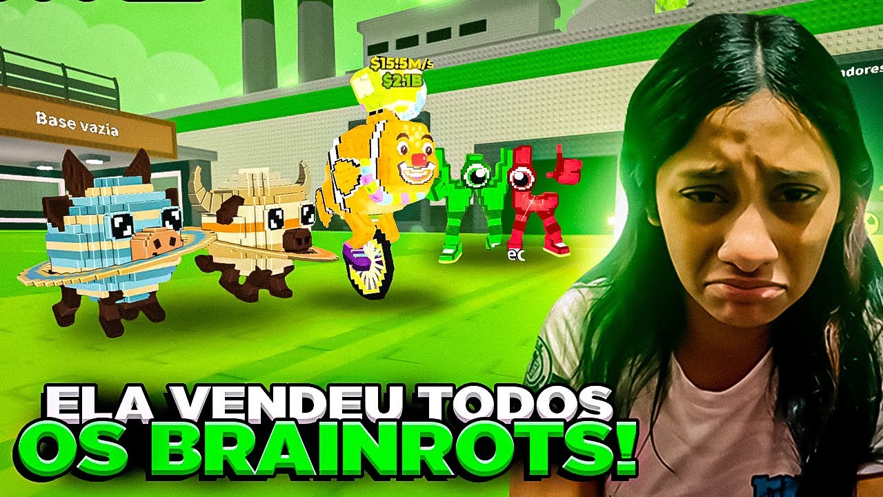 🔥 MINHA IRM&Atilde;ZINHA FOFA VENDEU MEU BRAINROT FAVORITO E COME&Ccedil;OU A CHORAR MUITO NO MEIO DO EVENTO!! 😢