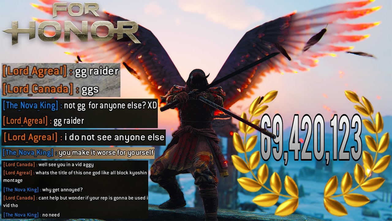 Salty Rep 69 Million Player receives our full power - Kyoshin Brawls [For Honor]