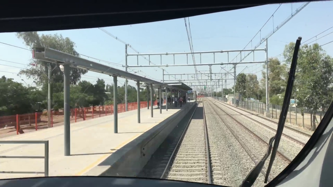 [4K] Viaje en cabina MetroTren Nos 2018 - Cab view ride, Train driver's view