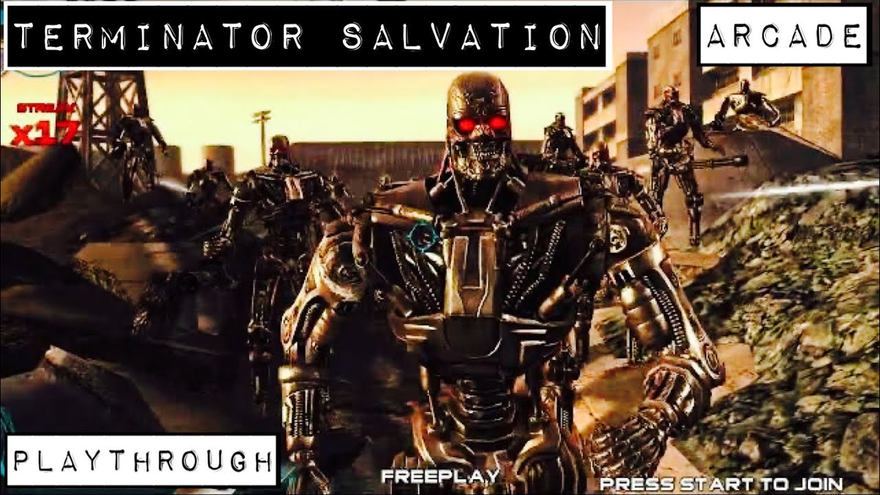 Terminator Salvation - Arcade (2010) - Playthrough - Single Player (TeknoParrot PC)