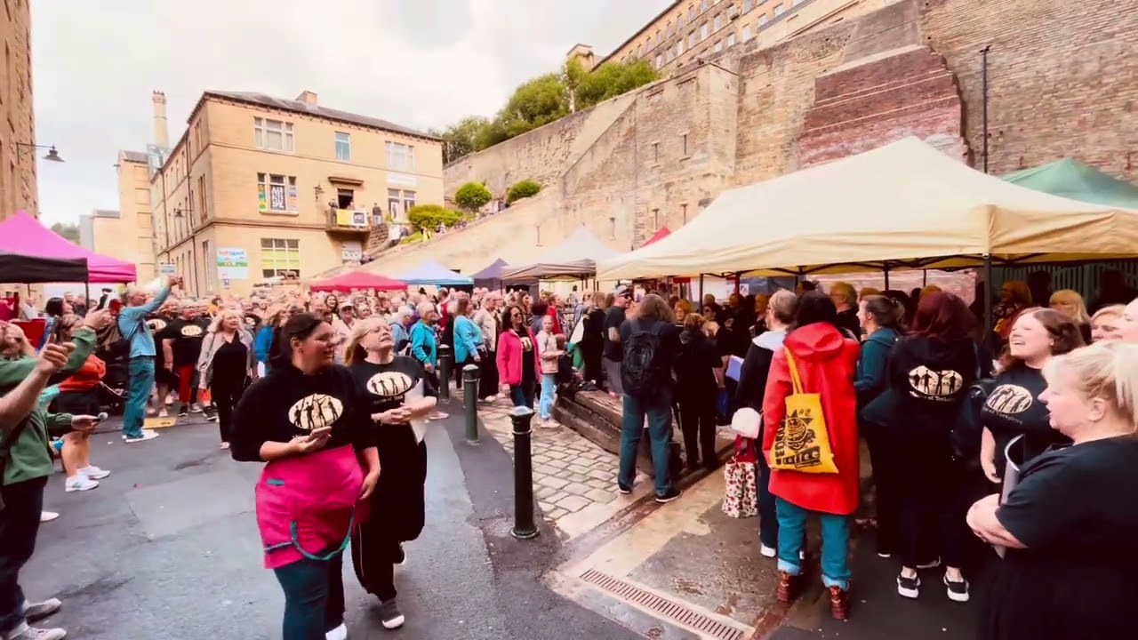 Dean Clough Singing Flash Mob