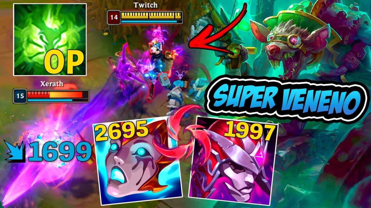 TWITCH AP BUILD DE SUPER VENENO COM DUAS MÁSCARAS NA JUNGLE - LEAGUE OF LEGENDS