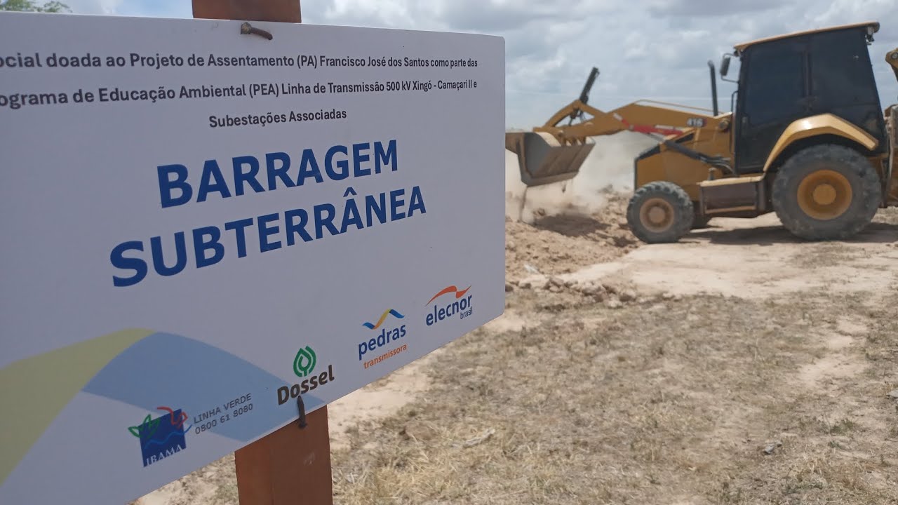 Como se faz uma Barragem Subterr&acirc;nea 