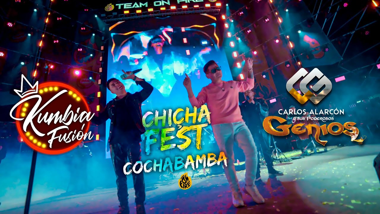 ♫ MiX de Oro - Carlos Alarcón y Los Genios & Kumbia Fusión 🔥 Chicha Fest Cochabamba (2023) ✨