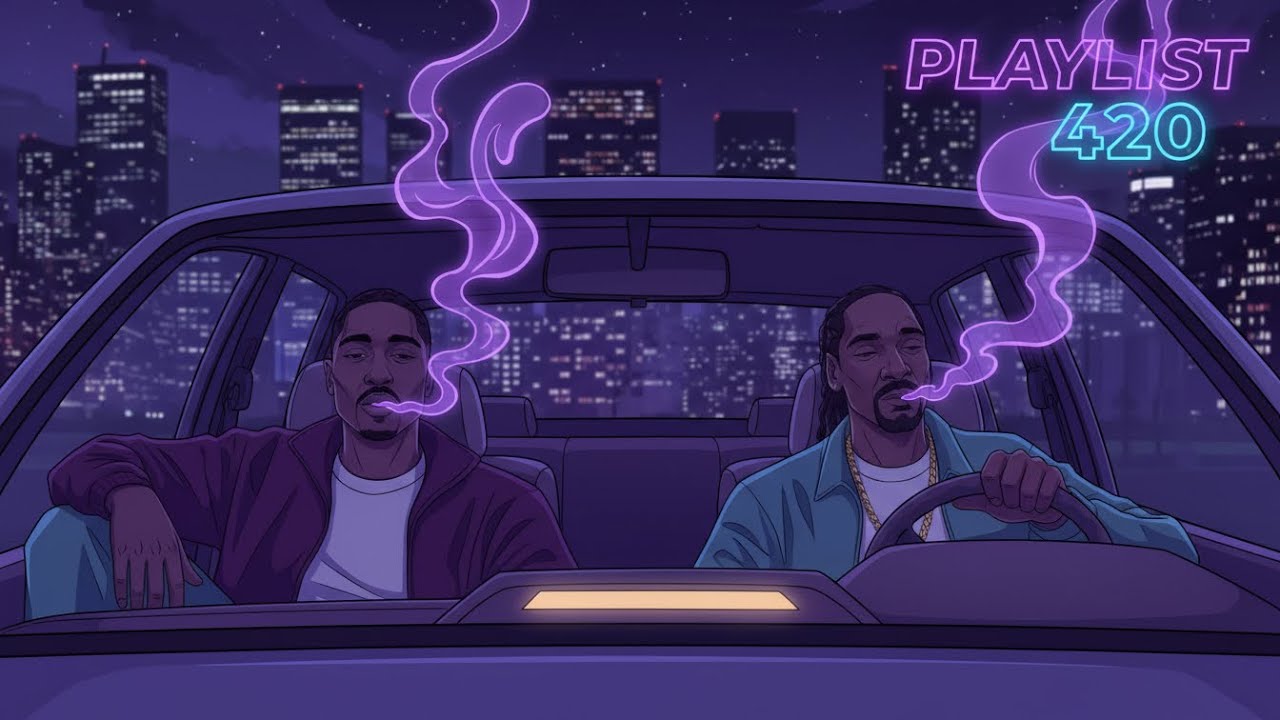 Windows Down Cruise — 420 Vibe Music | Chill Rap • Late Night Drive • Stoner Mood