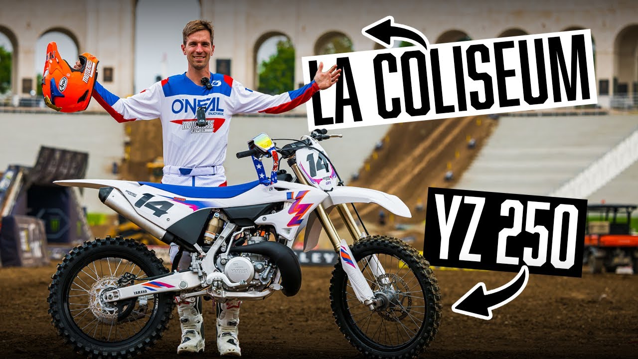 Ripping LA Coliseum on a YZ250 Two-Stroke