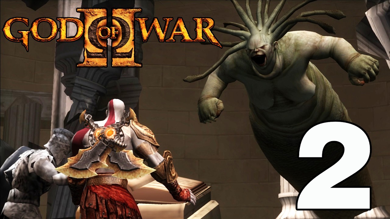 GOW OF WAR II #2 - TEMPLO DE LÁQUESIS, O BARBARO E UMA MEDUSA MEDONHA.