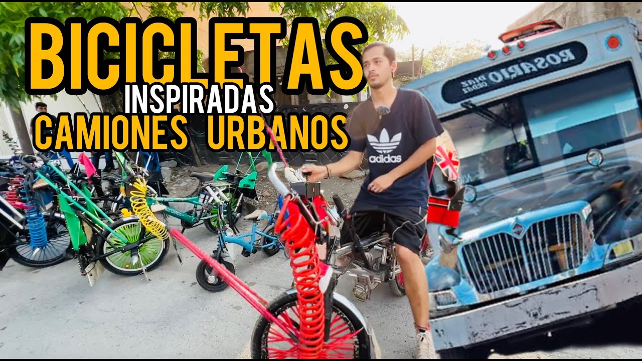 BICICLETAS TUNEADAS como CAMIONES URBANOS Barrios de Juarez