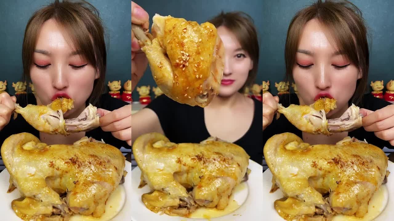 ASMR MUKBANG| Yakisoba Fire noodles! Frank Sausage, Vienna Sausage, Sausage Rice cake.