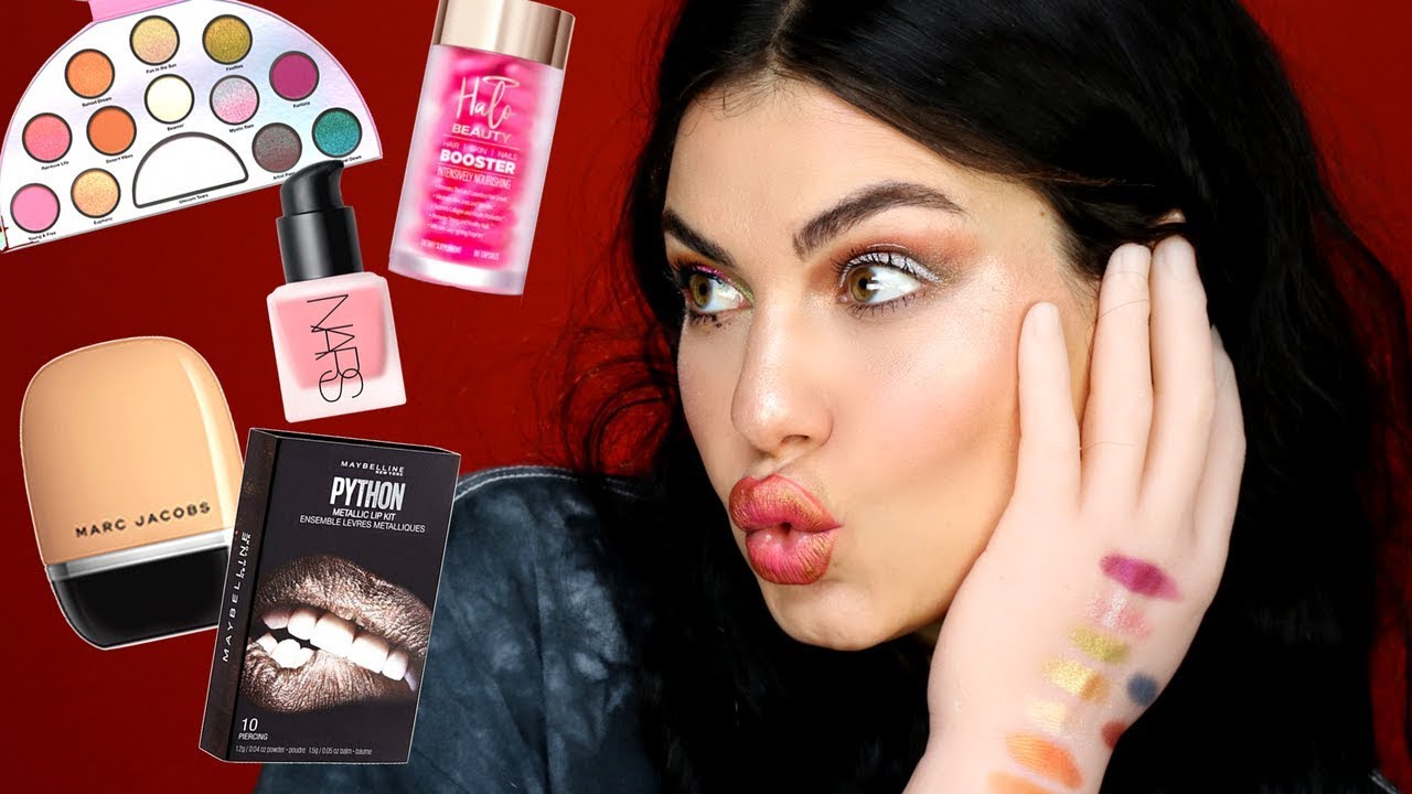 I TRY A BUNCH OF NEW MAKEUP ON MY FACE SO YOU DONT HAVE TO & then talk about my day | Bailey Sarian