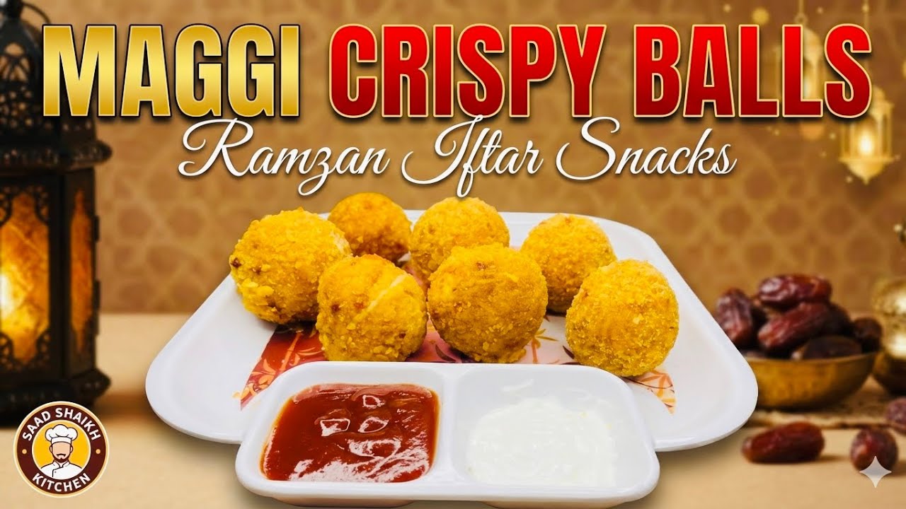 Ramzan 2026 Special Iftar Snack | Crispy Maggi Potato Balls Recipe | Easy & Super Crunchy 😍