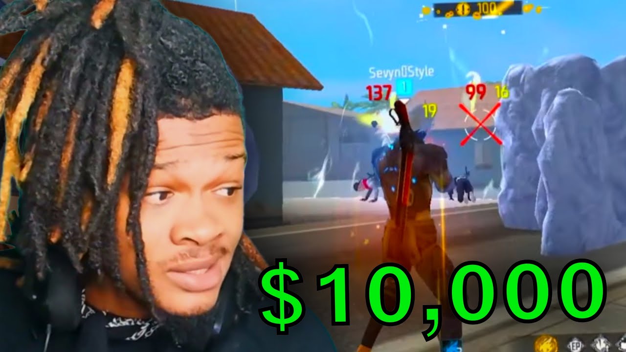 If you can win a 1 vs 4 you get $10,000 (Free Fire)