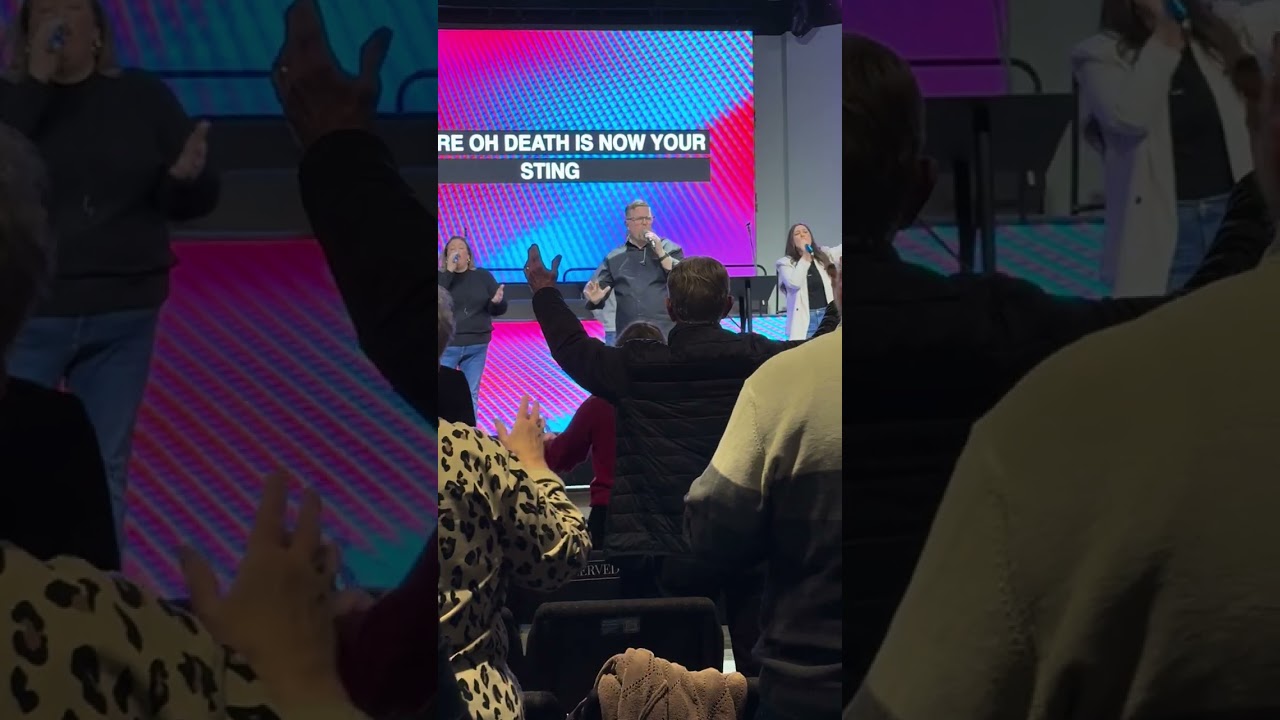 Bryan leading worship during RPC revival 
