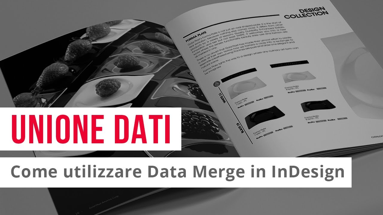 Unione dati in InDesign
