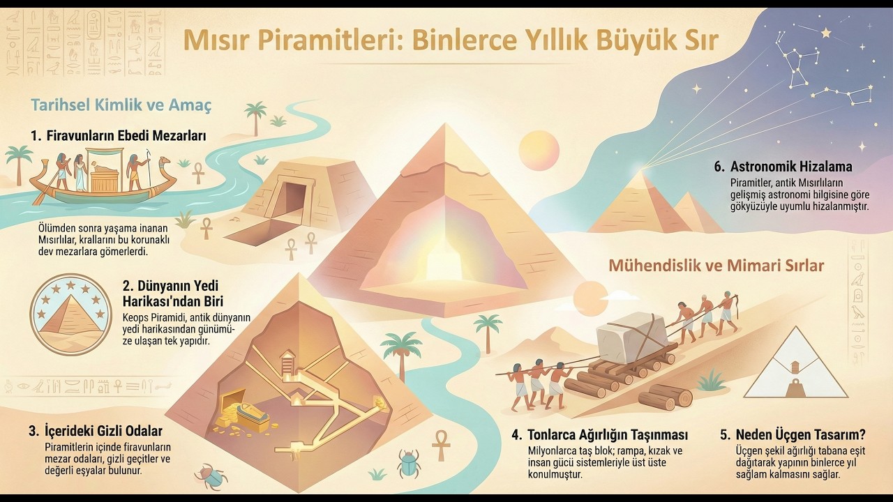 Mısır Piramitleri’ni Tanıyalım | Binlerce Yıllık Büyük Sır