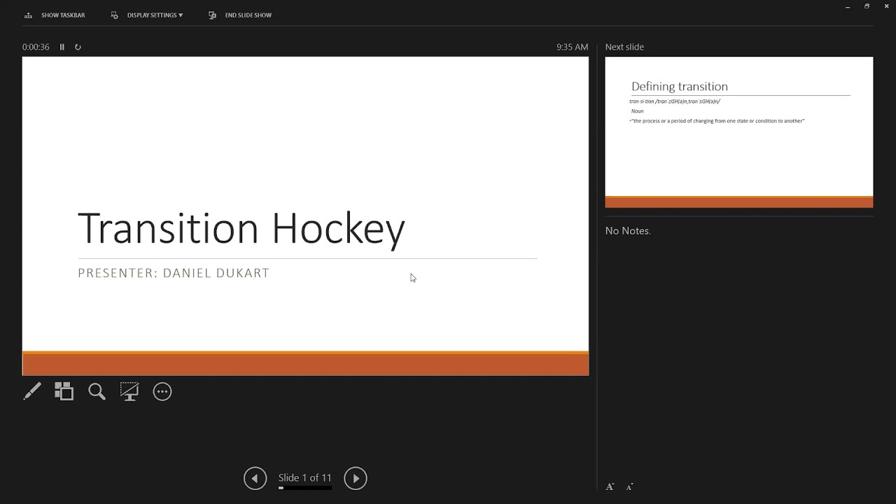 Transition Hockey (Dan Dukart)