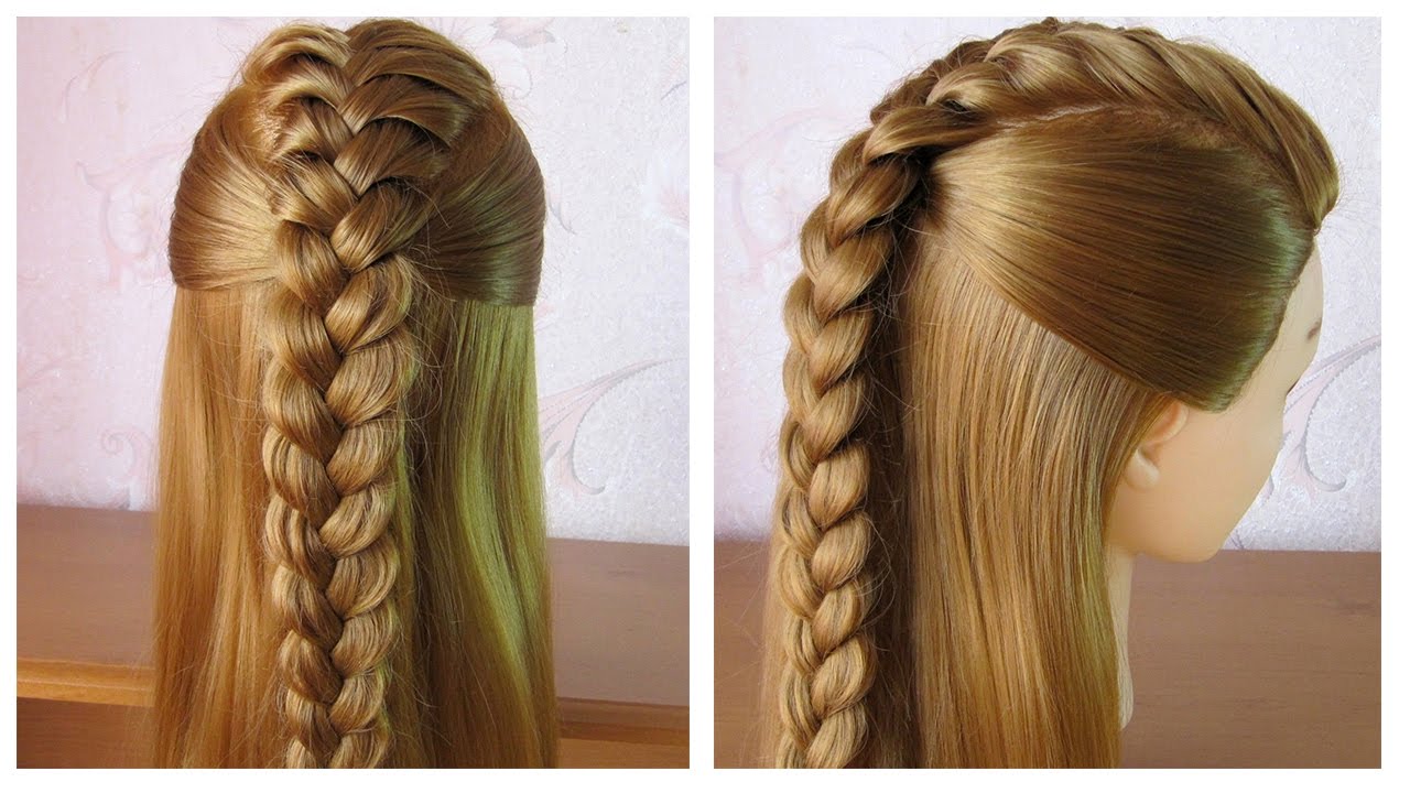 Сoiffure pour tous les jours cheveux mi long/long ★ Tresse facile à faire soi meme