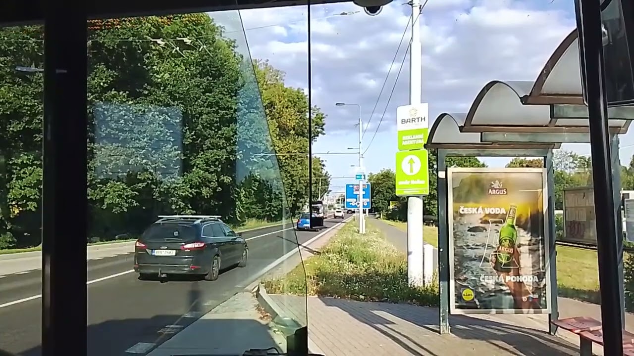 MHD Linka 7 Rybitví, UMA Točna - Hlavní nádraží ev.č. 413
