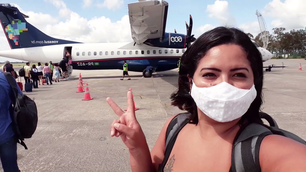 Viagem de avião de Maceió para São Paulo com conexão em Recife - Voo com a Azul 2021