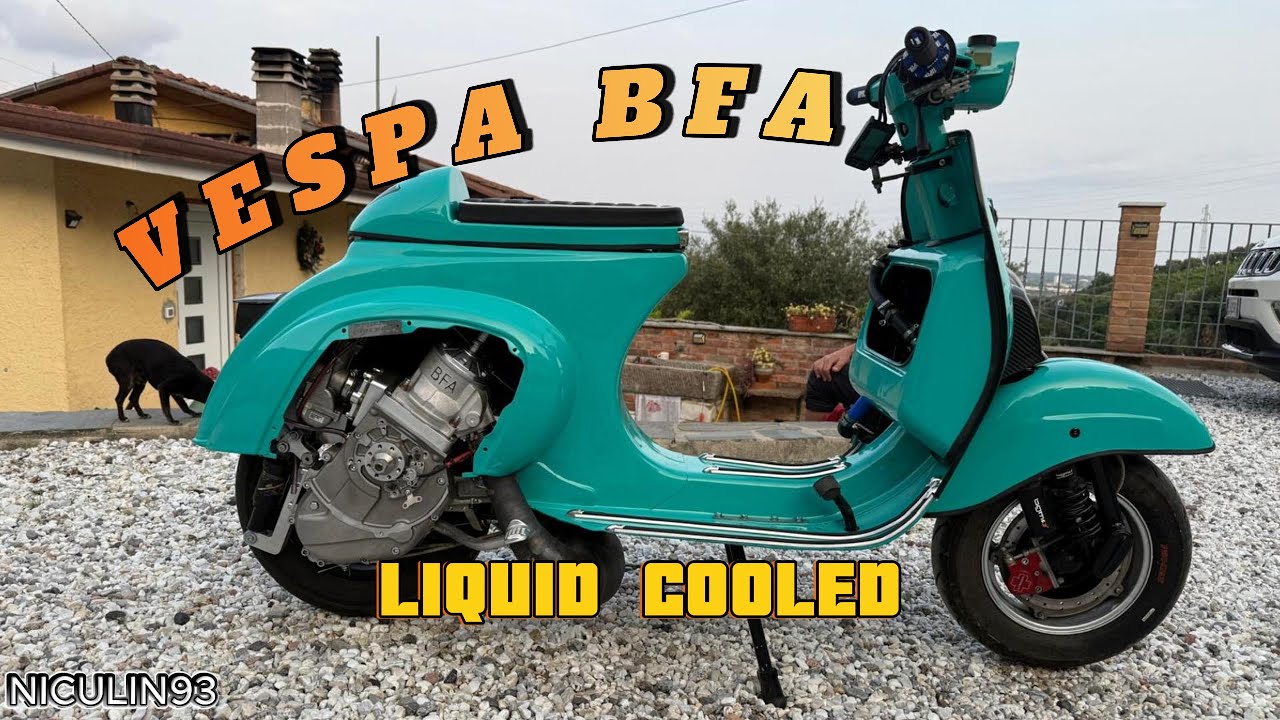 Vespa Special BFA 150cc liquid cooled - OnBoard - Niculin93