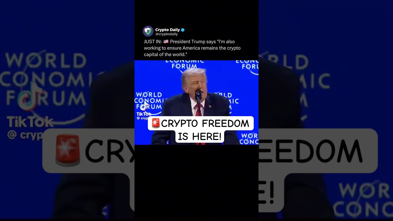 Trump: New Crypto Law Could Unlock Financial Freedom for Millions🚀