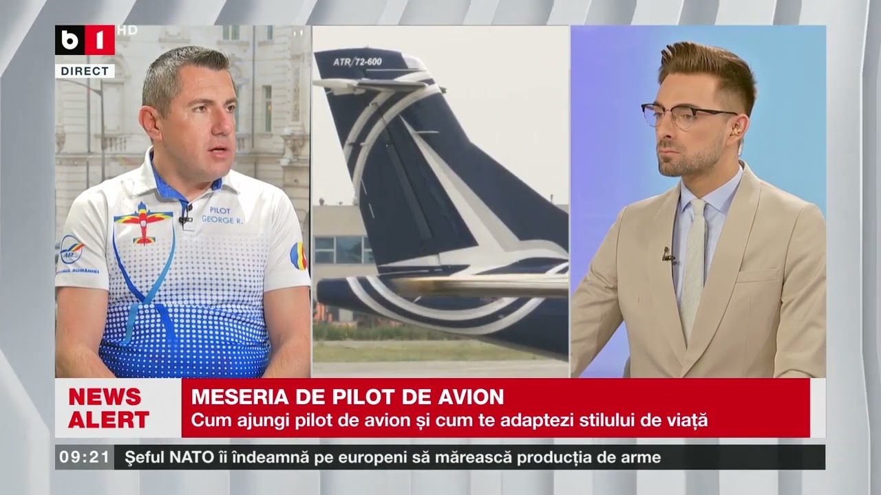 G  ROTARU, DIR. GEN. AEROCLUBUL ROMÂNIEI, DESPRE MESERIA DE PILOT DE AVION_Știri B1TV_12 febr. 2024