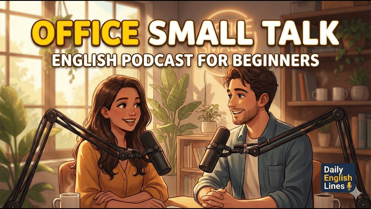 Daily English Lines: Simple Office Conversations for A1-A2 Learners