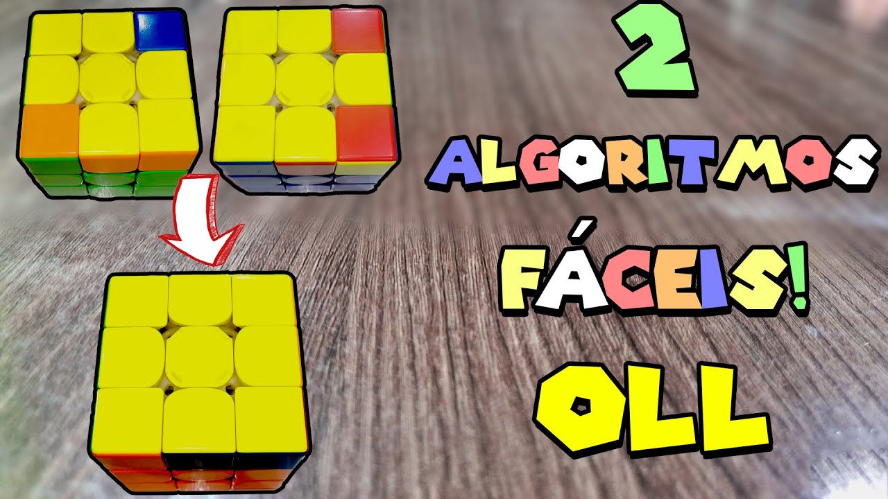 2 Algoritmos OLL muito f&aacute;ceis! - Cubo M&aacute;gico