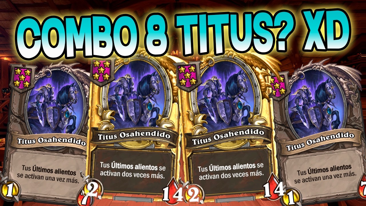 Combo  8 TITUS! xD           Hearthstone Battlegrounds en español
