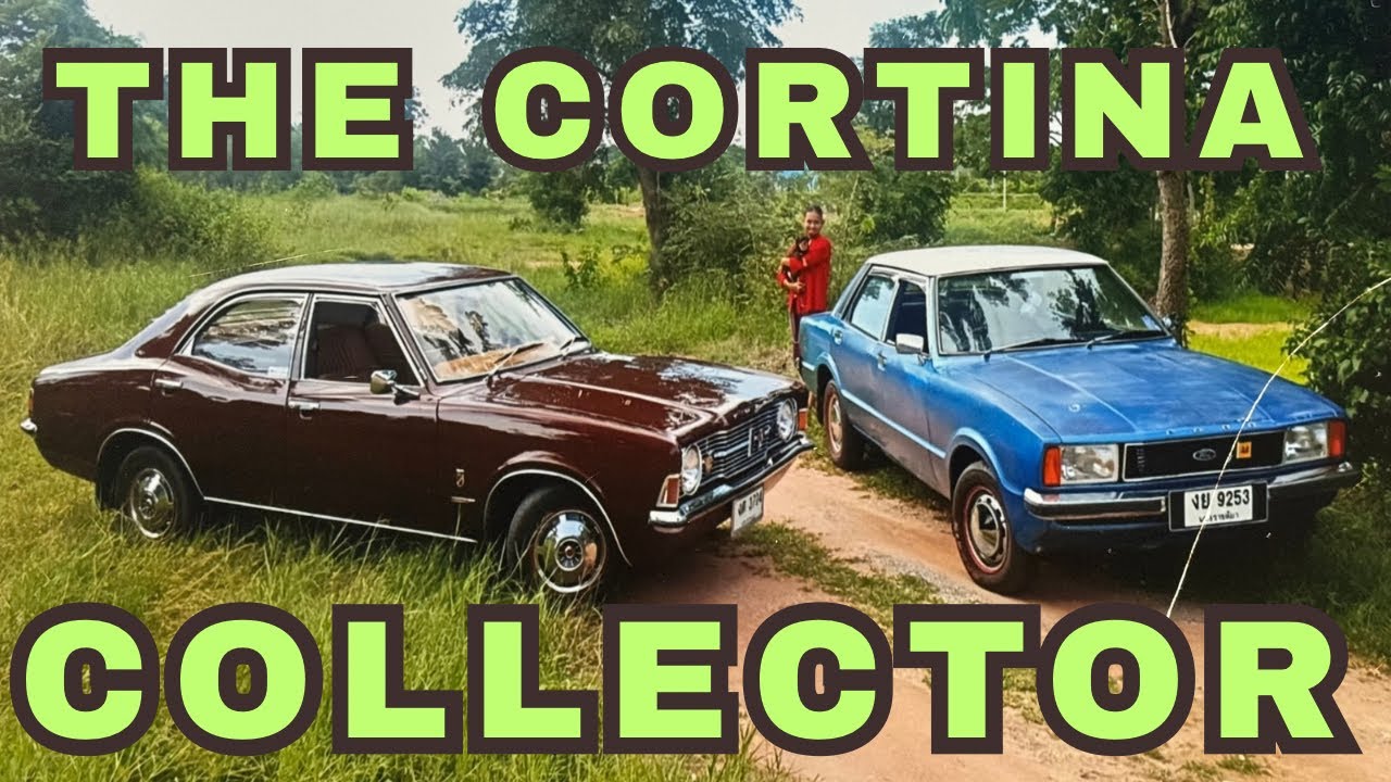 James`s Ford Cortina collection in Thailand tour #cortina
