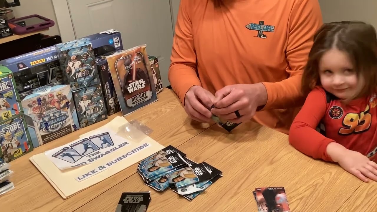 Star Wars Topps Chrome superbox for 1 year on YouTube 