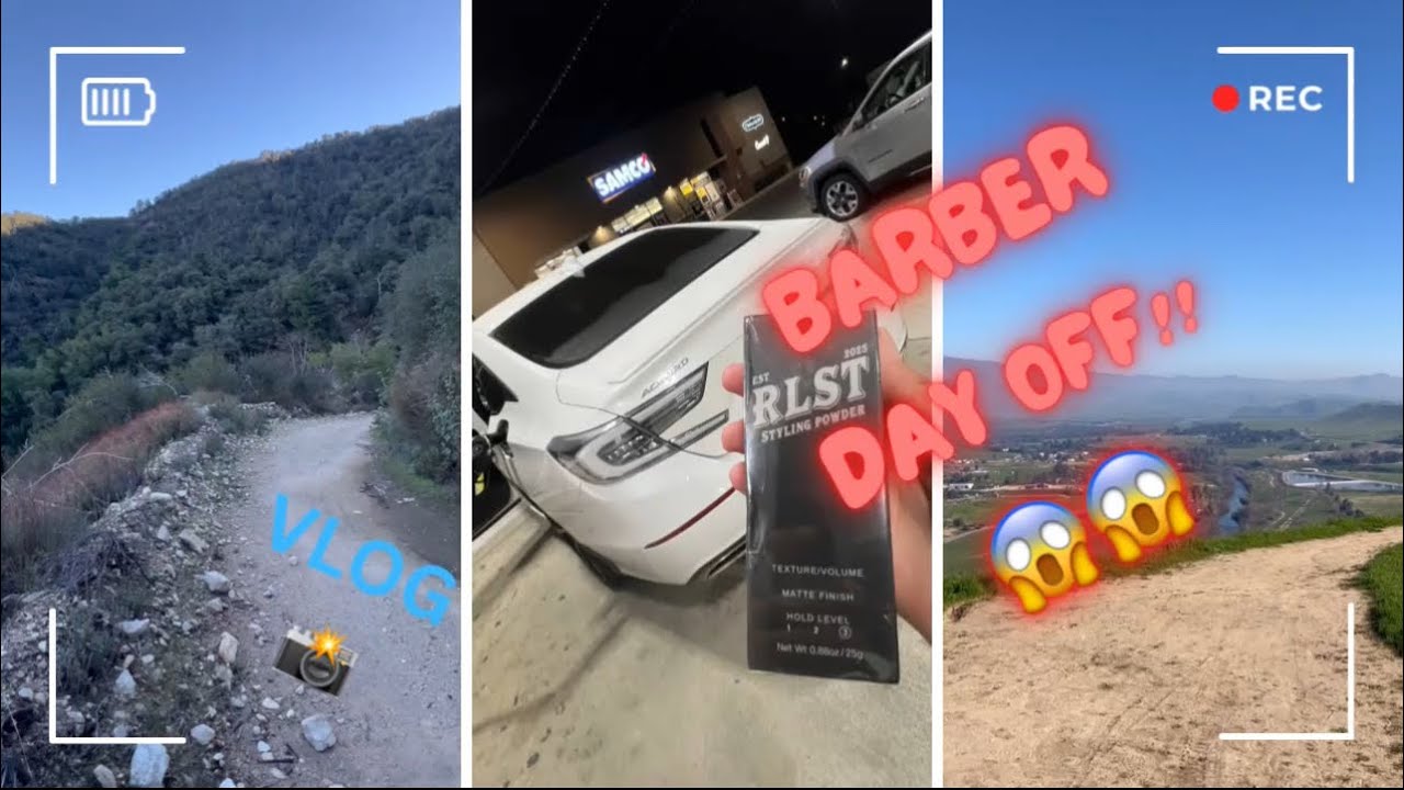 DAY OFF AS A BARBER!!! (scary!)