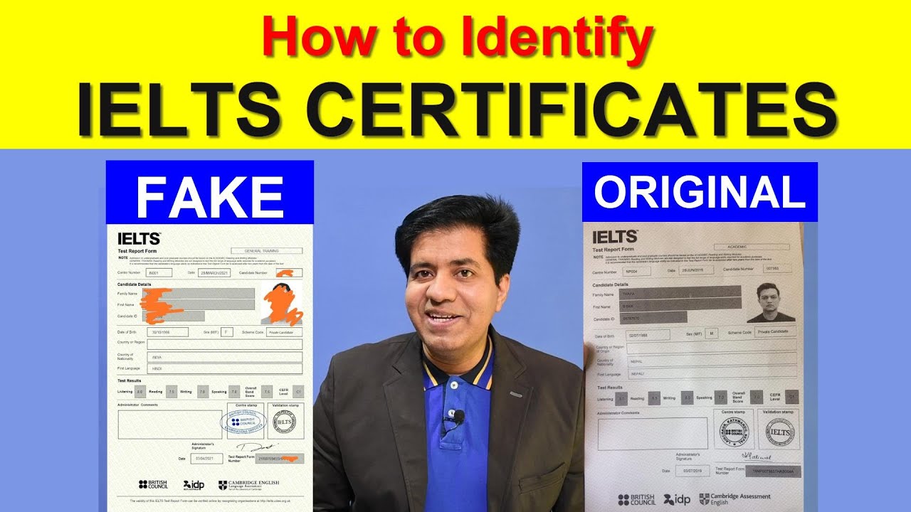 How to Identify IELTS Certificates || Fake Vs. Real