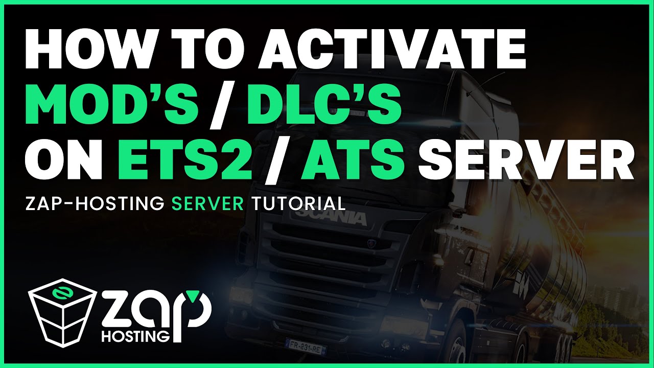 How to activate MODS & DLC'S on Euro/American Truck Simulator Server | WORKING 2025