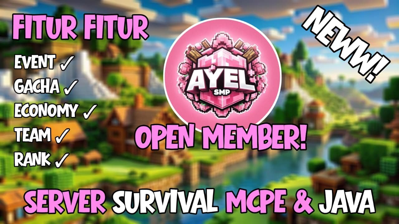 Best Server Minecraft Survival Indonesia!! Mcpe & Java Terbaru 2025