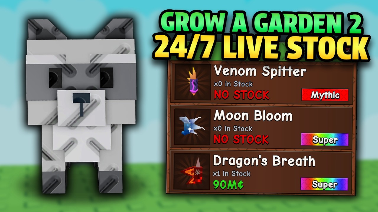 Live 24/7 🔴 | GROW A GARDEN 2 STOCK & TRADING!