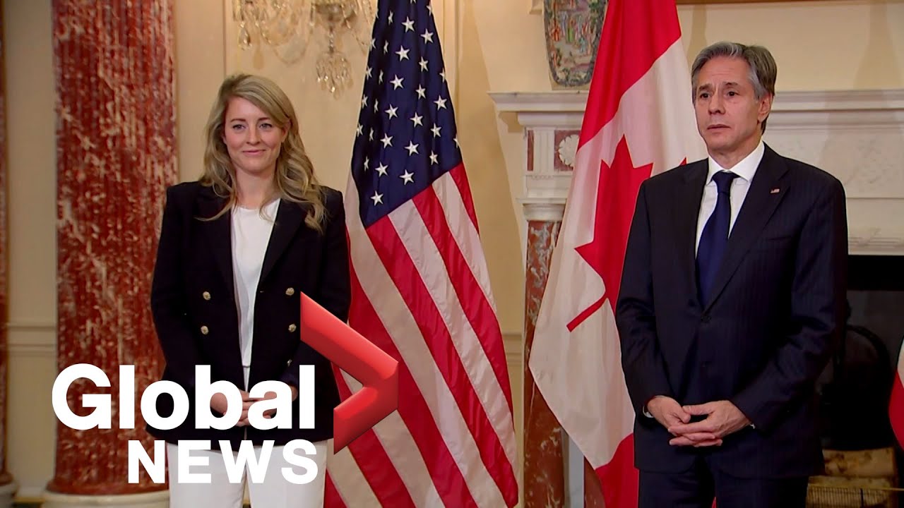 Melanie Joly, Canada&rsquo;s new foreign minister, meets with US counterpart Antony Blinken